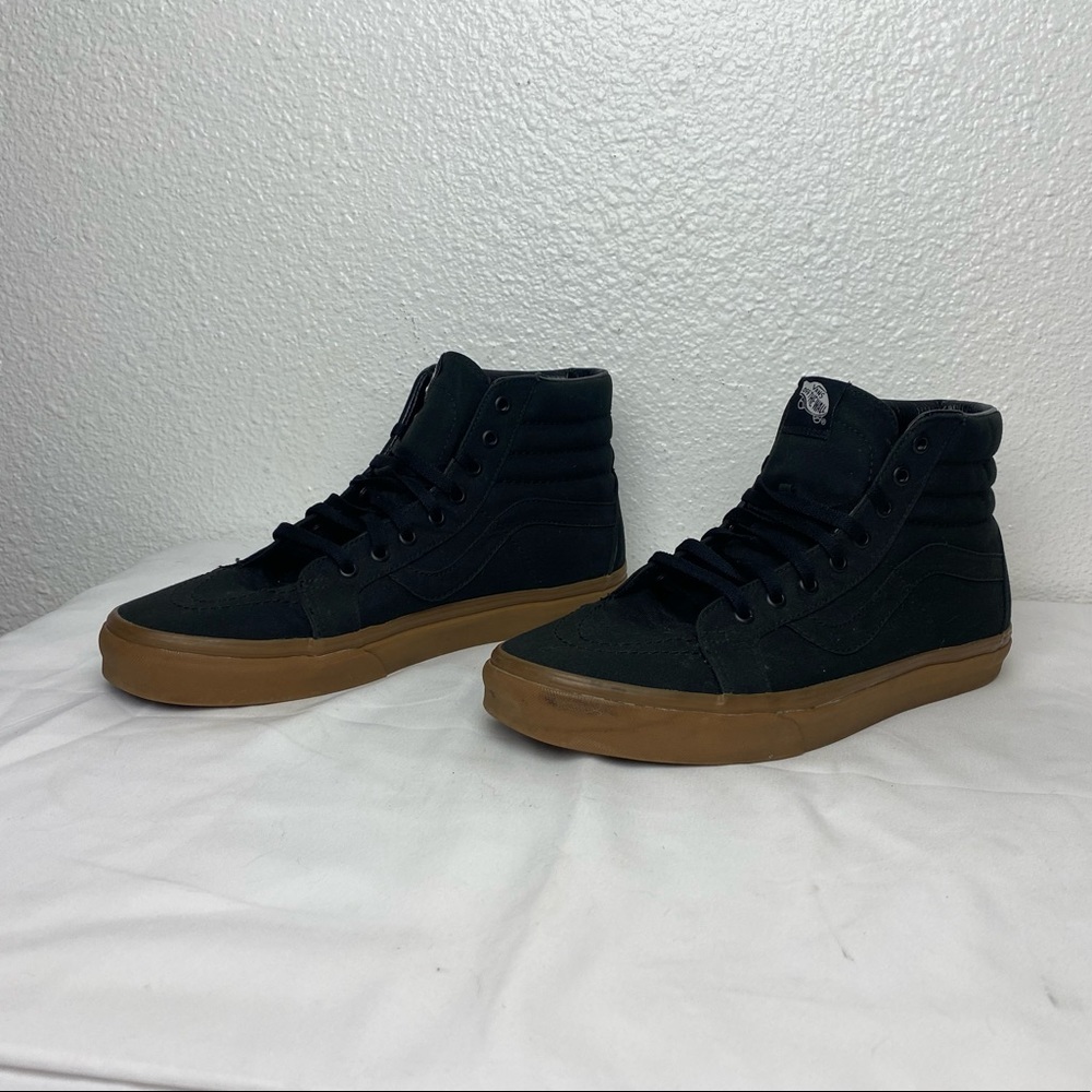 Vans SK8 HI Top Canvas Black Classic Shoes High